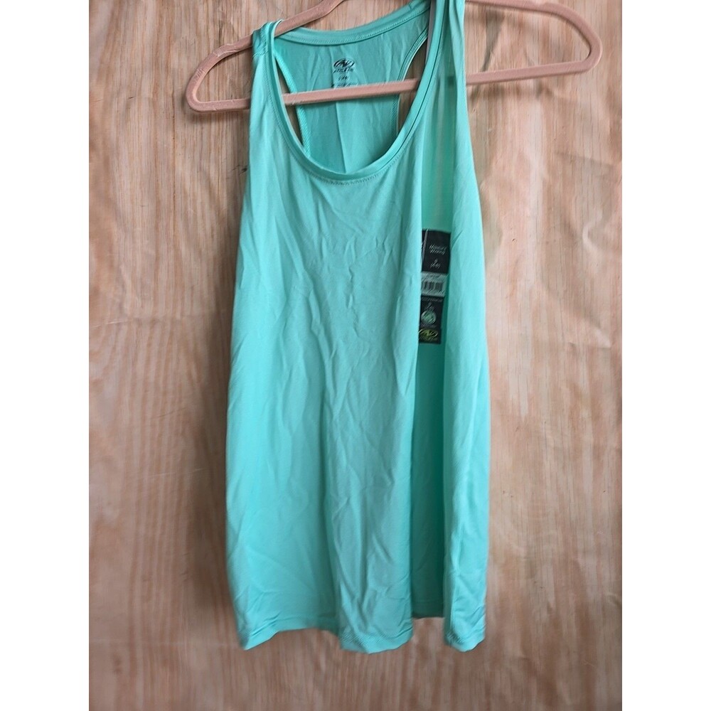 ATHLETIC WORKS Top Womens SMALL (4-6) MINT Green Sleeveless Tank Top Light